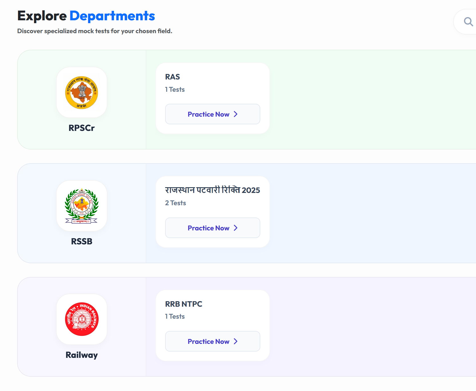 TestSarthi Dashboard Preview showing exam analytics