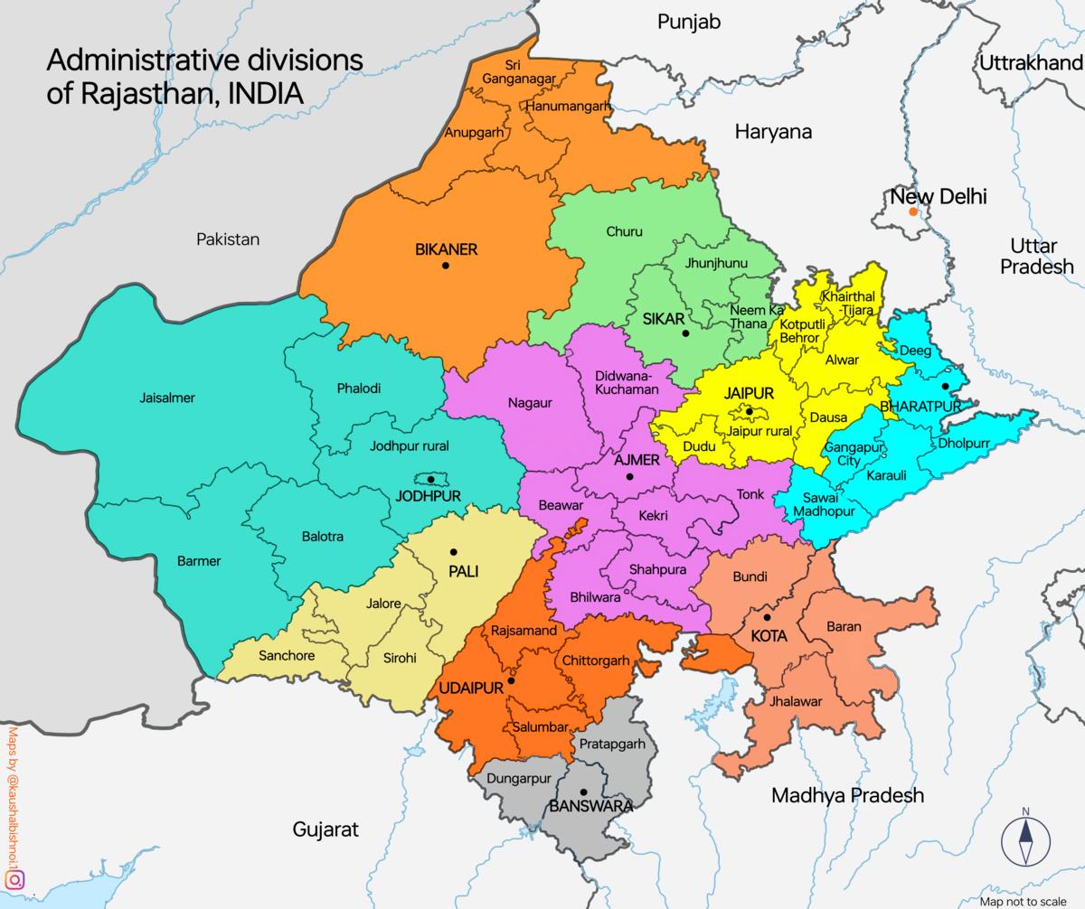 Rajasthan ke Jile Aur Sambhaag 2026 Update | राजस्थान के जिले और संभाग 2026 अपडेट